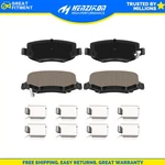 Ceramic Rear Brake Pads For Jeep Wrangler Jk 2007-2018, Liberty, Dodge Nitro. Fixed Price $19.78.