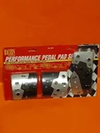 Racer's Choice Pedal Pad Set Gas Brake Clutch. Fixed Price $9.99.