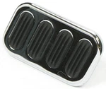 Lokar Brake Pedal Pad Standard Size (3" X 2") Black Steel With Rubber Inserts. Fixed Price $72.99.