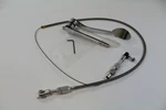 Street Rod Universal Chrome Steel Gas Pedal Spoon Style & 24" Ss Throttle Cable. Fixed Price $59.95.