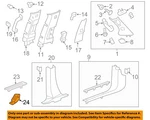Gm Oem 13-17 Acadia Limited Interior Trim-foot Rest 22909233. Fixed Price $34.10.