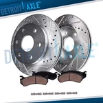 6-LUG Rear Drilled Rotors + Ceramic Brake Pads 2012 2013 2020 Ford F-150. Fixed Price $148.21.