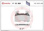 Brembo Brake Pad Set 10 064. Fixed Price $71.75.