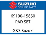 Suzuki Oem Part 69100-15850 Pad Set. Fixed Price $73.52.