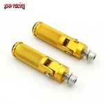 2X Universal Motorcycle Bike Folding Rear Set Pedals Racing. Fixed Price $19.99.