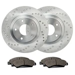 Rear Drilled Brake Rotors + Pads For 1999-2013 Chevy Silverado 2500 3500 Hd. Fixed Price $159.73.