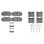 For Volvo 740 85-87 R1 Concepts Optimum Oep Front & Rear Brake Pad Set. Fixed Price $102.99.
