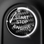 Push Start Button Cover Carbon Fiber Engine Stop Sticker,. Fixed Price $11.99.