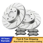 Front Disc Rotors Brake Pads For Chrysler 200 Dodge Caliber Avenger Jeep Compass. Fixed Price $72.58.