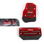 Non-slip Pads Set, Aluminum Alloy Gas Pedal, Automatic 2 Pcs Red. Fixed Price $11.53.
