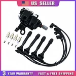 Fit Hyundai Elantra Tiburon Kia Spectra Ignition Coil&iridium Spark Plug&wire. Fixed Price $69.33.