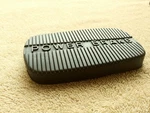 1962 - 67 Chevy Ii Nova Pg Auto Trans Pedal Rubber Pad W/ Power Brakes. Fixed Price $16.95.