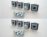 8 License Plate Mounting Nuts + Screws! Ford Mustang Explorer Edge Mkx Etc. Fixed Price $15.95.