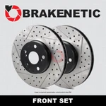 Front Set Brakenetic Premium Drilled Slotted Rotors 2WD BNP65073.DS. Fixed Price $393.25.