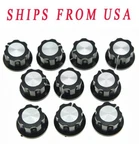 10X Guitar Mini Effect Knobs 6MM Black W/ Silver Cap Fits Boss Pedals. Fixed Price $11.99.