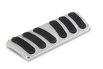 Lokar BAG-6134 Pedal Pads Brake Curved Rubber Billet Aluminum Brushed. Fixed Price $96.95.