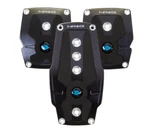 Nrg Brushed Aluminum Sport Pedal M/t W/black Rubber Inserts PDL-200BK. Fixed Price $50.43.