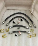 Fits Willys Jeep Mb Gpw CJ2A CJ3A CJ3B M38A1 Brake Hose Kit Big. Fixed Price $48.86.