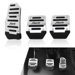 Gunroil 3 Pack Manual Car Pedal Pads Kit, Waterproof Durable Pcs, Silver. Fixed Price $17.96.