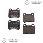 Rear Brake Pad Set Mercedes Benz 1984-93 190D 2.2 2.5 190E 2.3 2.6 Genuine Mb. Fixed Price $38.82.