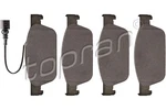 For Topran Hans Pries 114 855 Set Brake Pads. Fixed Price $54.80.