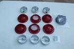 1963 Chevy Impala Complete Tail Light Lamp Backup Lens Trim Ornament Set. Fixed Price $117.05.