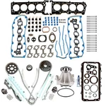 1999 Ford Mustang 4.6L Full Gasket Bolts Set Timing Chain Kit Water Pump. Fixed Price $169.56.