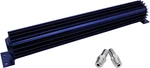 18" Blue Finned Aluminum Double Pass Transmission Cooler - Dual Line.... Fixed Price $65.68.