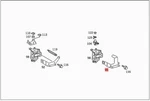 Genuine Mercedes C140 R129 R170 W129 W140 W170 Cabrio Coupe Bracket 1403010340. Fixed Price $29.71.