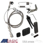 Billet Gas Pedal W/brake+clutch Pad & 24" Throttle Cable Bracket Spring Kit Ford. Fixed Price $68.00.