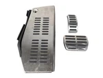 2004-05 Volkswagen Jetta Gli Brushed Aluminum Pedal Set Gas Brake Foot Rest Auto. Fixed Price $85.00.