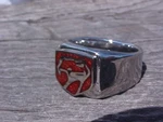 1992-2002 Dodge Viper Logo Silver Chrome Ring #9 Nos Hi- Quality Class Mopar. Fixed Price $25.00.