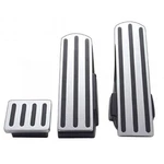 Chrome Pedal Set Black Insert Fits Kenworth W900L 1990-05, T800 1986-05, T600. Fixed Price $163.79.