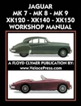 Jaguar Mk 7 XK120 XK140 XK150 Workshop Manual 1948-1961. Fixed Price $52.49.