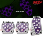 Universal Neon Glow Purple 3PCS Racing Pedal Set - Manual M/t. Fixed Price $18.95.