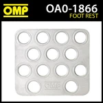 OA/1866 Omp Rally Co-drivers Footrest Adjustable Angle Sandblasted Aluminium. Fixed Price $74.26.