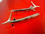 (2) Nos Oem 1967 1968 Mopar Barracuda Fish Ornament Emblems Logo Insignia. Fixed Price $200.00.
