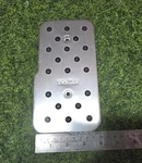 Sparco Polished Aluminium Drivers Footrest Pedal. Fixed Price $100.00.