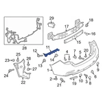 For Mazda 6 2014-2021 GJR9502H1 Rear Right Bumper Cover Support Rail. Fixed Price $27.13.