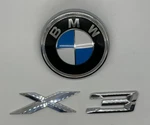 04 05 06 07 08 09 10 Bmw X3 Chrome Rear Trunk Tail Gate Emblem Logo Badge Sign. Fixed Price $33.99.
