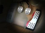 Rennline Silver Aluminum 3 Piece Pedal Set Fits Bmw. Fixed Price $255.91.
