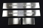 New Mopar Stainless Steel Door Sill Guards Set 82212118 For Grand Cherokee 11-21. Fixed Price $164.95.