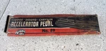 Replacement 1946-48 Steelastic No. 89 Accelerator Pedal Chrysler Dodge Desoto. Fixed Price $23.99.