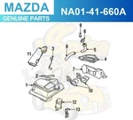 Genuine Mazda NA01-41-660A Throttle Accelerator Cable 1990-1993 Miata. Fixed Price $49.65.