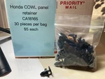Honda Cowl Panel RETAINER(30)PCS CA18165. Fixed Price $5.00.
