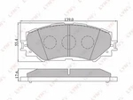 Lynxauto 2006 Toyota RAV4 Brake Pad Set, Disc BD7542. Fixed Price $49.00.