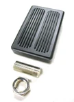 Small Street Rod Black Brake Clutch Pedal Foot Pad Chevy Ford 2 Rubber Inserts. Fixed Price $18.65.