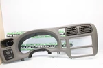 98-05 Chevy S10 Blazer S-10 Pickup Dash Radio Bezel Gray Oem 1.5 Din 3.25". Fixed Price $149.99.
