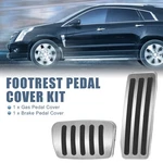 Anti Slip Brake And Gas Accelerator Pedal Cover Kit For Cadillac Srx Silver Tone. Fixed Price $23.74.