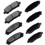 Cciyu D1324 D1325 Ceramic Front Rear Disc Brake Pad Set Fit 2008-2013 For.... Fixed Price $44.84.